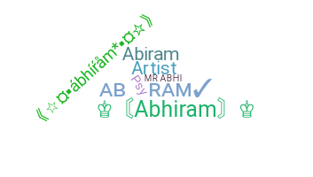 နာမ်မြောက်မည့်အမည် - Abhiram