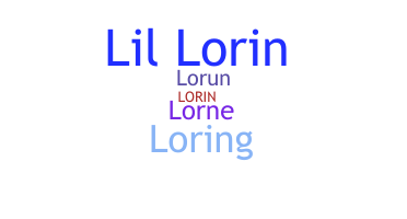 နာမ်မြောက်မည့်အမည် - Lorin