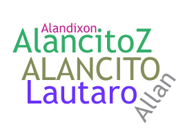နာမ်မြောက်မည့်အမည် - Alancito