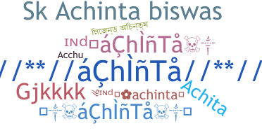 နာမ်မြောက်မည့်အမည် - Achinta
