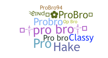 နာမ်မြောက်မည့်အမည် - ProBro