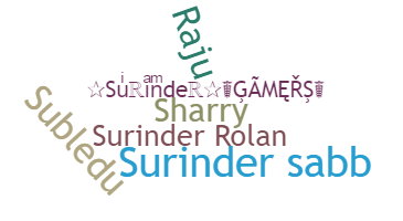နာမ်မြောက်မည့်အမည် - Surinder