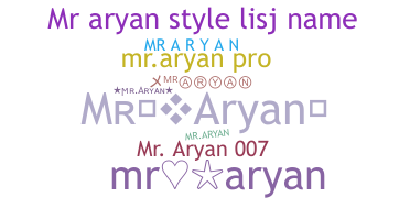 နာမ်မြောက်မည့်အမည် - MrAryan