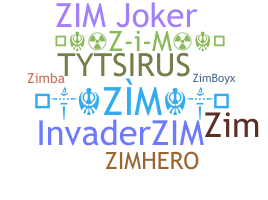 နာမ်မြောက်မည့်အမည် - ZIM