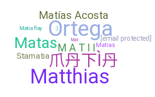 နာမ်မြောက်မည့်အမည် - Matia