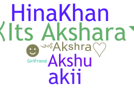 နာမ်မြောက်မည့်အမည် - Akshra