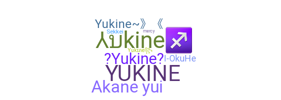 နာမ်မြောက်မည့်အမည် - Yukine