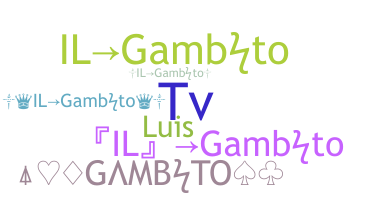 နာမ်မြောက်မည့်အမည် - Gambito