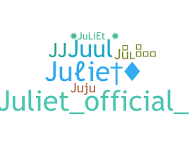 နာမ်မြောက်မည့်အမည် - Juliet
