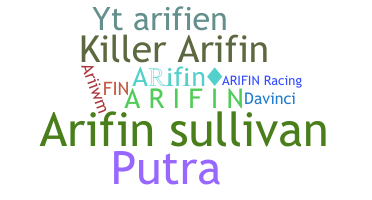 နာမ်မြောက်မည့်အမည် - Arifin