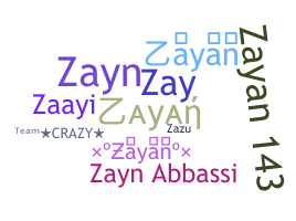 နာမ်မြောက်မည့်အမည် - Zayan