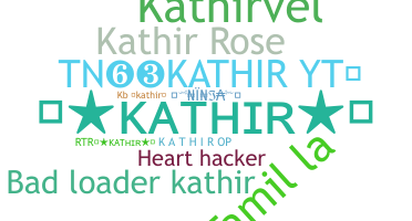 နာမ်မြောက်မည့်အမည် - Kathir