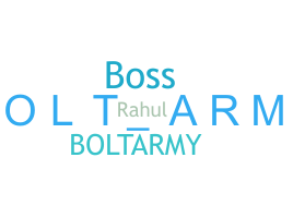 နာမ်မြောက်မည့်အမည် - Boltarmy