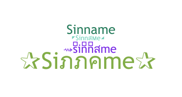 နာမ်မြောက်မည့်အမည် - sinname