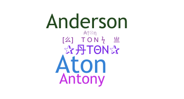 နာမ်မြောက်မည့်အမည် - ATON