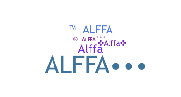 နာမ်မြောက်မည့်အမည် - ALFFA