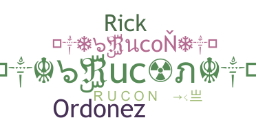 နာမ်မြောက်မည့်အမည် - Rucon