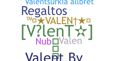 နာမ်မြောက်မည့်အမည် - Valent