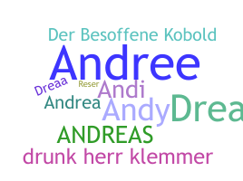 နာမ်မြောက်မည့်အမည် - Andreas