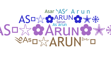 နာမ်မြောက်မည့်အမည် - AsArun