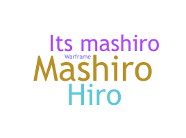 နာမ်မြောက်မည့်အမည် - mashiro