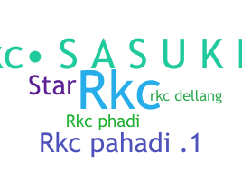 နာမ်မြောက်မည့်အမည် - RKC