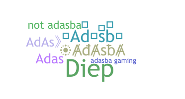 နာမ်မြောက်မည့်အမည် - AdAsBa