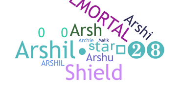 နာမ်မြောက်မည့်အမည် - Arshil