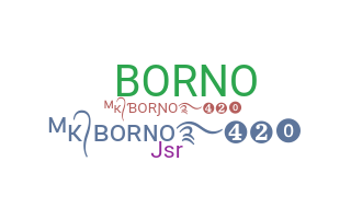 နာမ်မြောက်မည့်အမည် - Borno