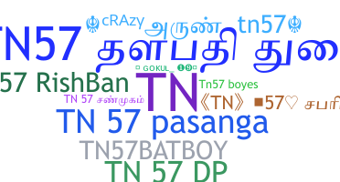 နာမ်မြောက်မည့်အမည် - TN57