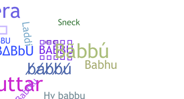 နာမ်မြောက်မည့်အမည် - Babbu