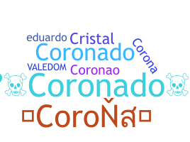 နာမ်မြောက်မည့်အမည် - Coronado