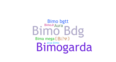 နာမ်မြောက်မည့်အမည် - bimo
