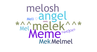 နာမ်မြောက်မည့်အမည် - Melek