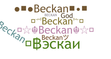 နာမ်မြောက်မည့်အမည် - beckan