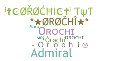 နာမ်မြောက်မည့်အမည် - orochi