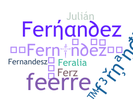 နာမ်မြောက်မည့်အမည် - Fernandez