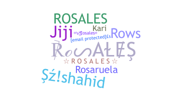 နာမ်မြောက်မည့်အမည် - Rosales