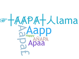 နာမ်မြောက်မည့်အမည် - AAPA