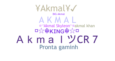 နာမ်မြောက်မည့်အမည် - Akmal