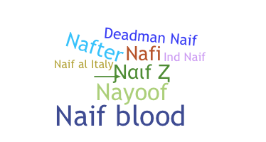 နာမ်မြောက်မည့်အမည် - Naif