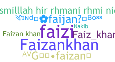 နာမ်မြောက်မည့်အမည် - faizankhan