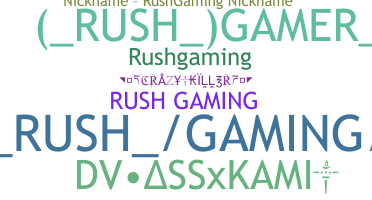 နာမ်မြောက်မည့်အမည် - RushGaming