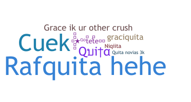 နာမ်မြောက်မည့်အမည် - Quita