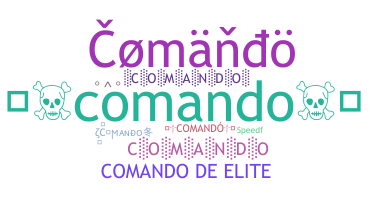 နာမ်မြောက်မည့်အမည် - comando