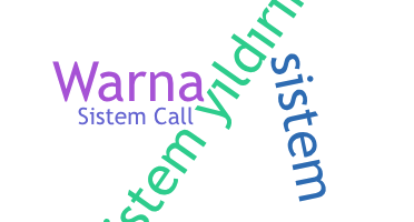 နာမ်မြောက်မည့်အမည် - sistem