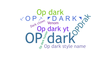နာမ်မြောက်မည့်အမည် - Opdark