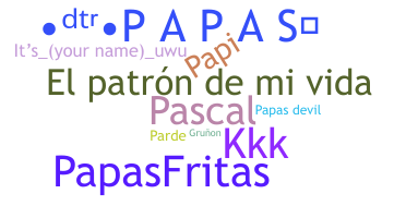 နာမ်မြောက်မည့်အမည် - Papas