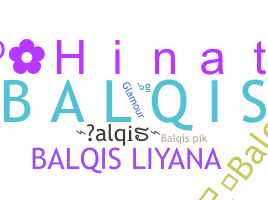 နာမ်မြောက်မည့်အမည် - Balqis
