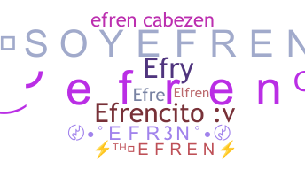 နာမ်မြောက်မည့်အမည် - Efren